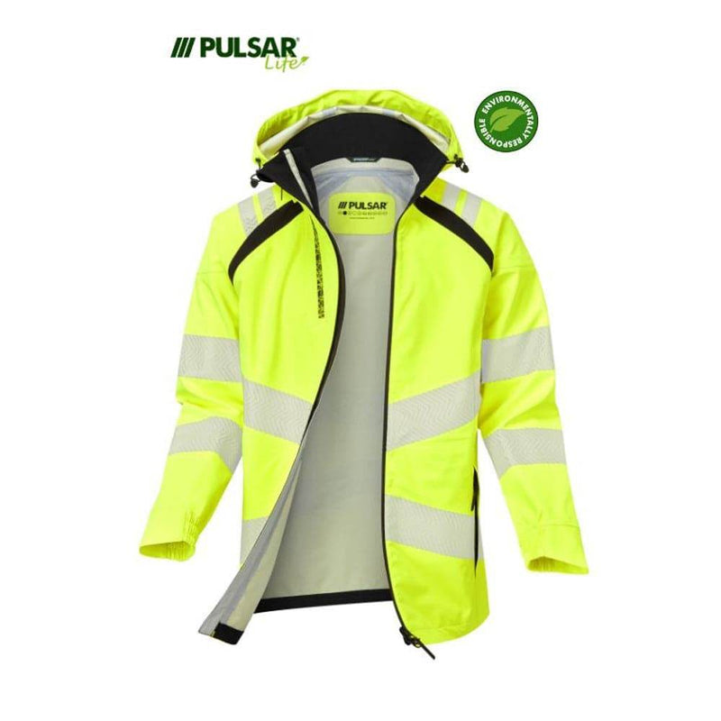 PULSAR® LIFE LFE959 GRS Women's Shell Jacket Yellow - WOMENS HI-VIS CLOTHING