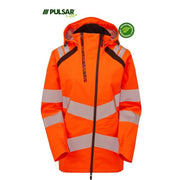 PULSAR® LIFE LFE960 GRS Women's Shell Jacket Orange - WOMENS HI-VIS CLOTHING