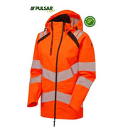 PULSAR® LIFE LFE960 GRS Women's Shell Jacket Orange - WOMENS HI-VIS CLOTHING