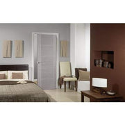 Vancouver Light Grey Pre-Finished 5 Panel Interior Door - All Sizes - Doors