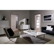 Vancouver Light Grey Pre-Finished 4 Glazed Clear Light Panels Interior Door - 1981mm x 762mm -