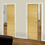 Oak Lille Flush Pre-Finished Internal Fire Door FD30 - 1981mm x 686mm -
