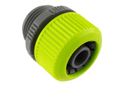 Hose Mender Lime 1/2" with 3/4" BSPM Thread - Home & Garden > Lawn & Garden > Watering & Irrigation > Garden Hose Fittings & Valves Garden watering