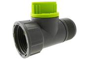 Tap Adapter with Valve 3/4" BSPM-F Lime - Home & Garden > Lawn & Garden Garden watering
