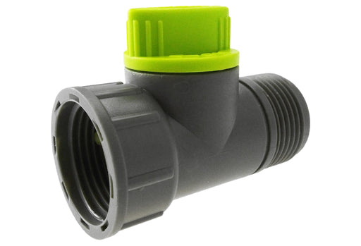 Tap Adapter with Valve 3/4" BSPM-F Lime - Home & Garden > Lawn & Garden Garden watering