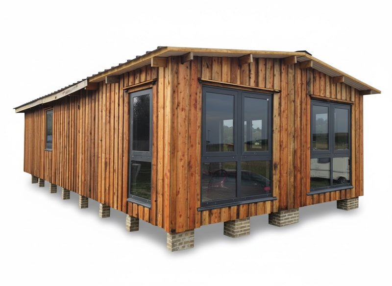 Bulk Buy | Waney Edge Larch Boards 2.4m - 3m – Mixed Width Rustic Cladding (50 Pack) - £150 Inc Vat - Hardware > Building Materials > Lumber & Sheet Stock Rustic Larch Planks Cladding