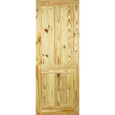 Knotty Pine 4 Panel Interior Door - 1981mm x 711mm -