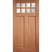 Chigwell Hardwood M&T 8 Double Glazed Clear Light Panels External Door - 1981mm x 838mm -