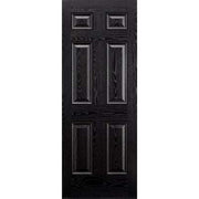 Colonial Black GRP Pre-Finished 6 Panel External Door - All Sizes - Doors