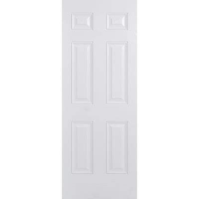 Colonial White GRP Pre-Finished 6 Panel External Door - 2032mm x 813mm -