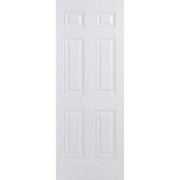 Colonial White GRP Pre-Finished 6 Panel External Door - All Sizes - Doors