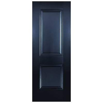 Arnhem Black Primed 2 Panel Interior Fire Door FD30 - All Sizes - Doors