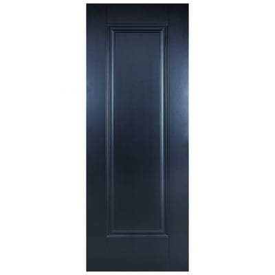 Eindhoven Black Primed 1 Panel Interior Fire Door FD30 - 1981mm x 686mm -