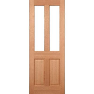 Malton Oak Unfinished 2 Unglazed Light Panels External Door - 1981 x 838mm - Doors