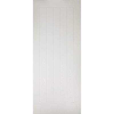 Mexicano White GRP Pre-Finished 5 Panel External Door - 2032mm x 813mm -