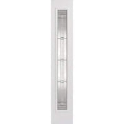 Elegant White GRP Pre-Finished 1 Double Glazed Lead Light Panel Sidelight - 2032mm x 356mm - Doors