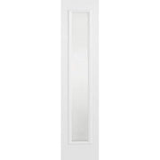 GRP Pre-Finished 1 Double Glazed Frosted Light Panel Sidelight 2032mm x 356mm - Grey -