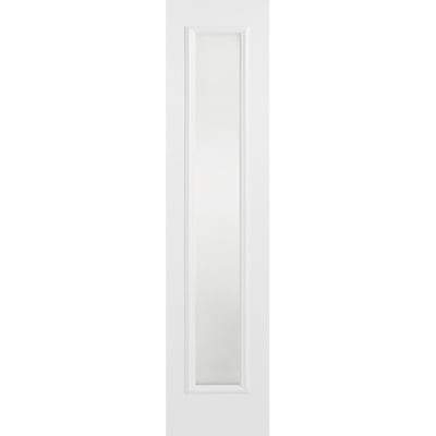 GRP Pre-Finished 1 Double Glazed Frosted Light Panel Sidelight 2032mm x 356mm - Grey -