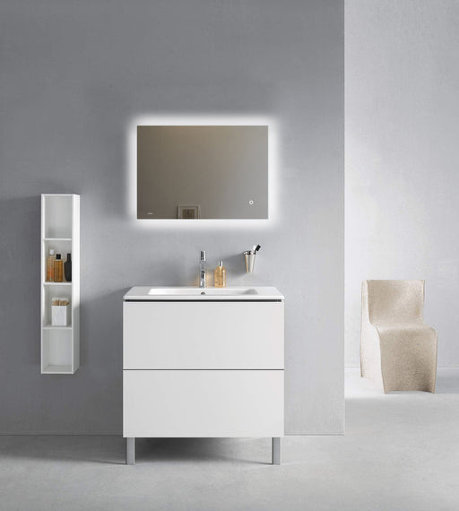 Lumiere Reversible LED Mirror with Demister Pad & Touch Sensor Switch - 500 x 700mm - Bathrooms