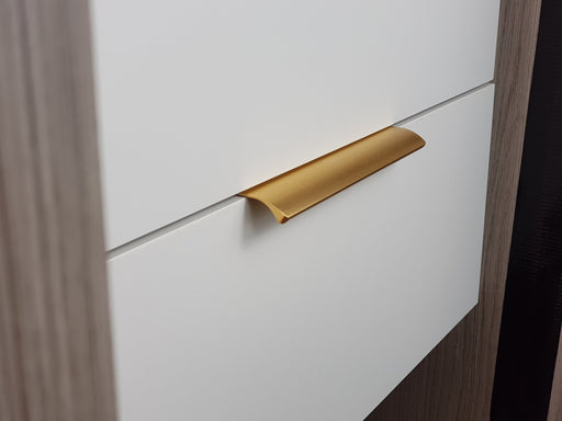 M4TEC Alva Bar Pull Handle Brushed Brass Door, Drawer & Cupboard VD3 - Hardware > Hardware Accessories > Cabinet Hardware > Cabinet Knobs & Handles Cabinet Knobs & Handles
