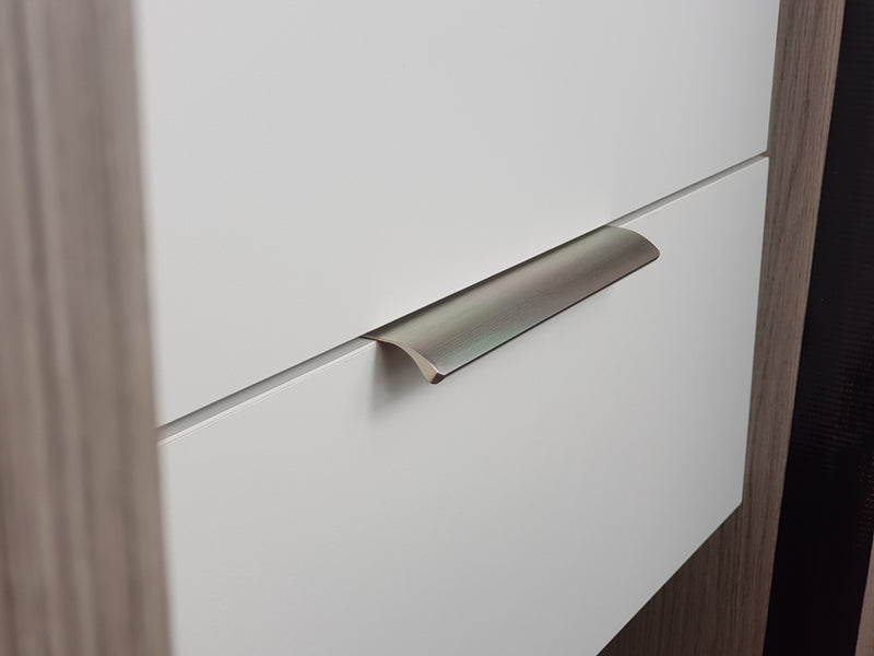 M4TEC Alva Bar Pull Handle Brushed Inox Door, Drawer & Cupboard VD3 - Hardware > Hardware Accessories > Cabinet Hardware > Cabinet Knobs & Handles Cabinet Knobs & Handles