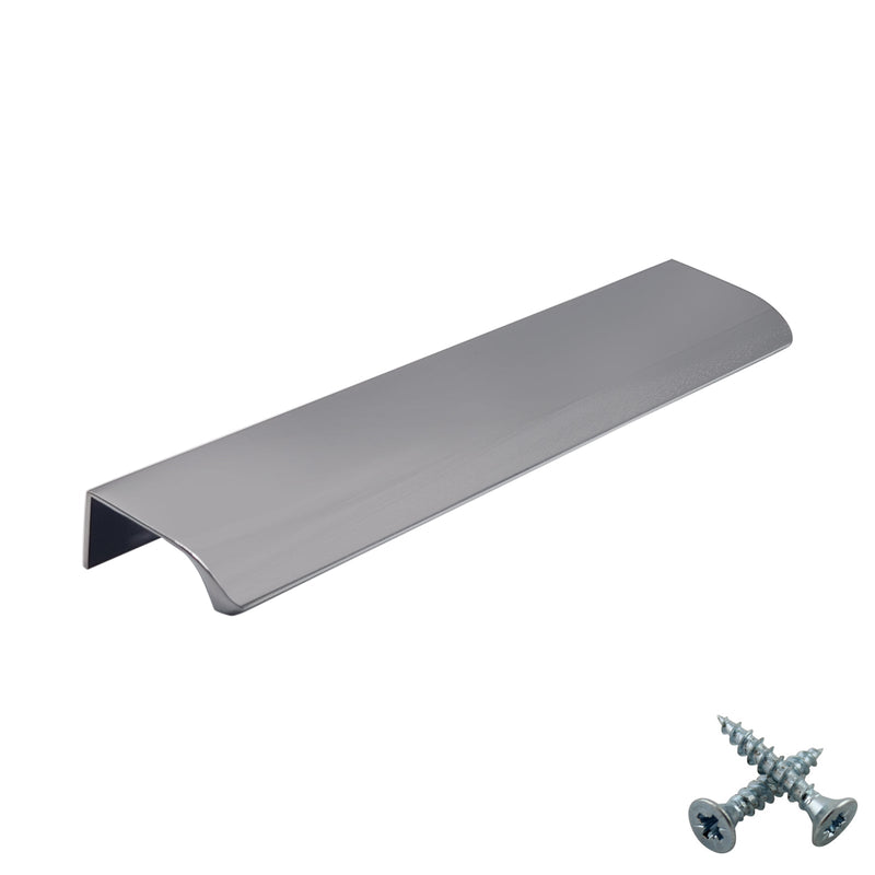 M4TEC Alva Bar Pull Handle Matt Chrome VD3 - Pack of 10 - Hardware > Hardware Accessories > Cabinet Hardware > Cabinet Knobs & Handles Cabinet Knobs & Handles