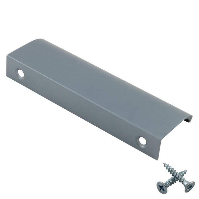 M4TEC Alva Bar Pull Handle Steel Grey VD3 - Hardware > Hardware Accessories > Cabinet Hardware > Cabinet Knobs & Handles Cabinet Knobs & Handles