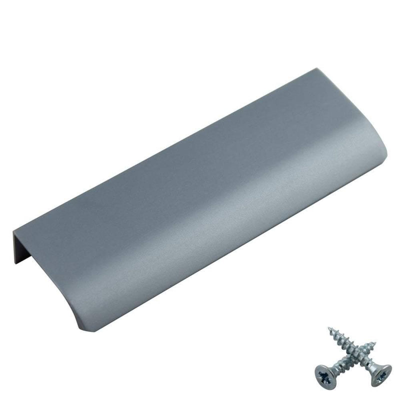 M4TEC Alva Bar Pull Handle Steel Grey VD3 - Hardware > Hardware Accessories > Cabinet Hardware > Cabinet Knobs & Handles Cabinet Knobs & Handles