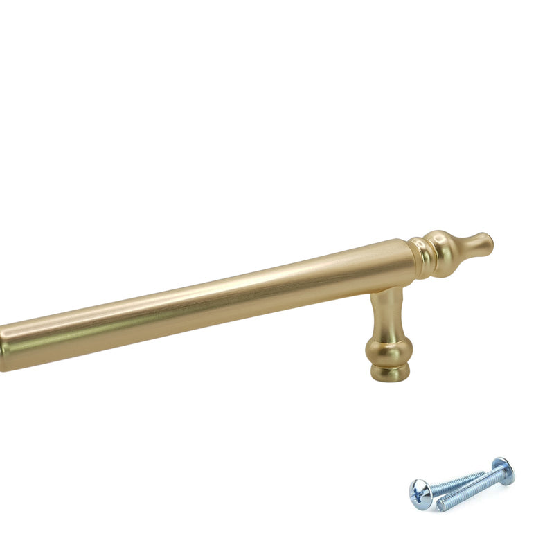 M4TEC Bar Handle Brushed Brass Doors or Cupboards VH6 Series - Hardware > Hardware Accessories > Cabinet Hardware > Cabinet Knobs & Handles Cabinet Knobs & Handles