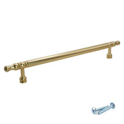 M4TEC Bar Handle Brushed Brass Doors or Cupboards VH7 Series - Hardware > Hardware Accessories > Cabinet Hardware > Cabinet Knobs & Handles Cabinet Knobs & Handles