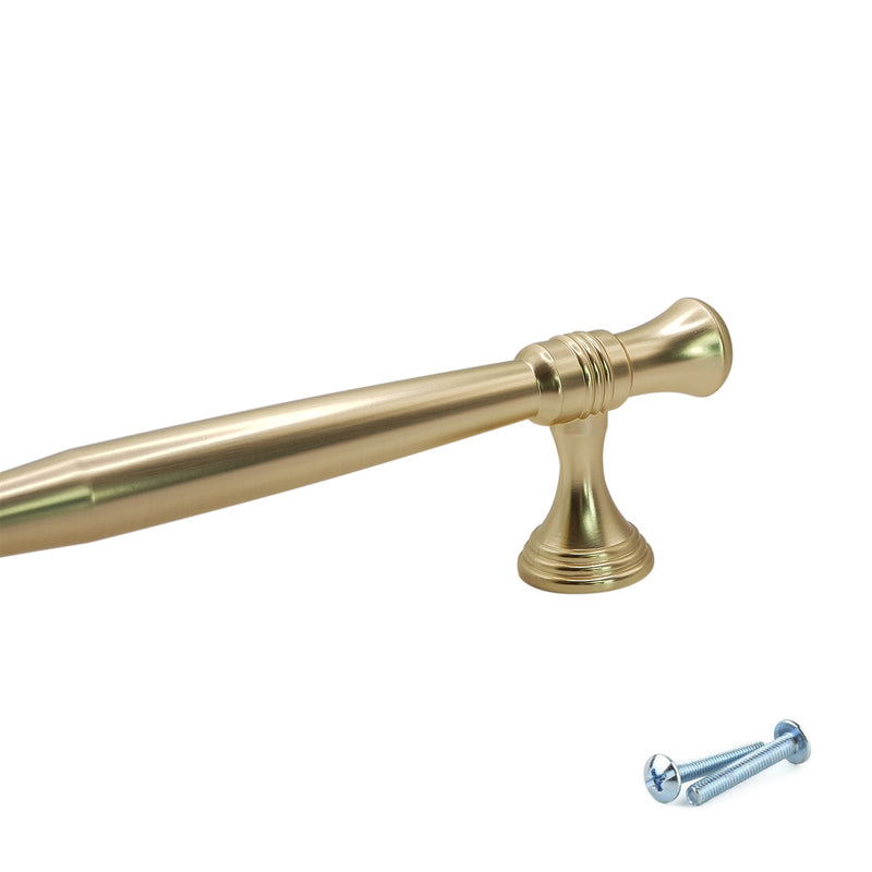 M4TEC Bar Handle Brushed Brass Doors or Cupboards VH8 Series - Hardware > Hardware Accessories > Cabinet Hardware > Cabinet Knobs & Handles Cabinet Knobs & Handles
