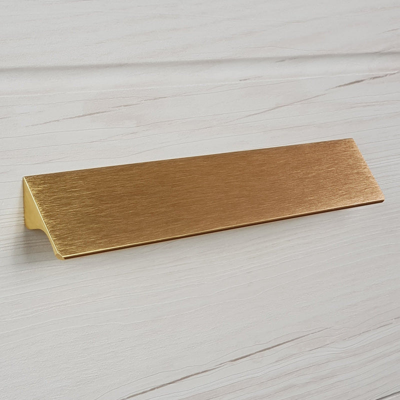 M4TEC Bar Pull Handle Brushed Brass Door, Drawer & Cupboard VE8 Dalry Series - Hardware > Hardware Accessories > Cabinet Hardware > Cabinet Knobs & Handles Cabinet Knobs & Handles