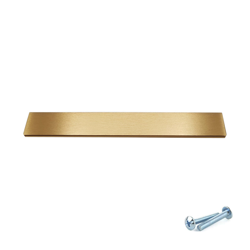 M4TEC Bar Pull Handle Brushed Brass Door, Drawer & Cupboard VE8 Dalry Series - Hardware > Hardware Accessories > Cabinet Hardware > Cabinet Knobs & Handles Cabinet Knobs & Handles