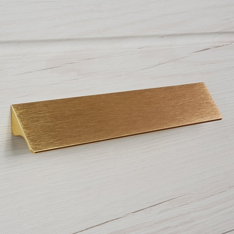 M4TEC Bar Pull Handle Brushed Brass Door, Drawer & Cupboard VE8 Dalry Series Pack of 10 - Hardware > Hardware Accessories > Cabinet Hardware > Cabinet Knobs & Handles Cabinet Knobs & Handles