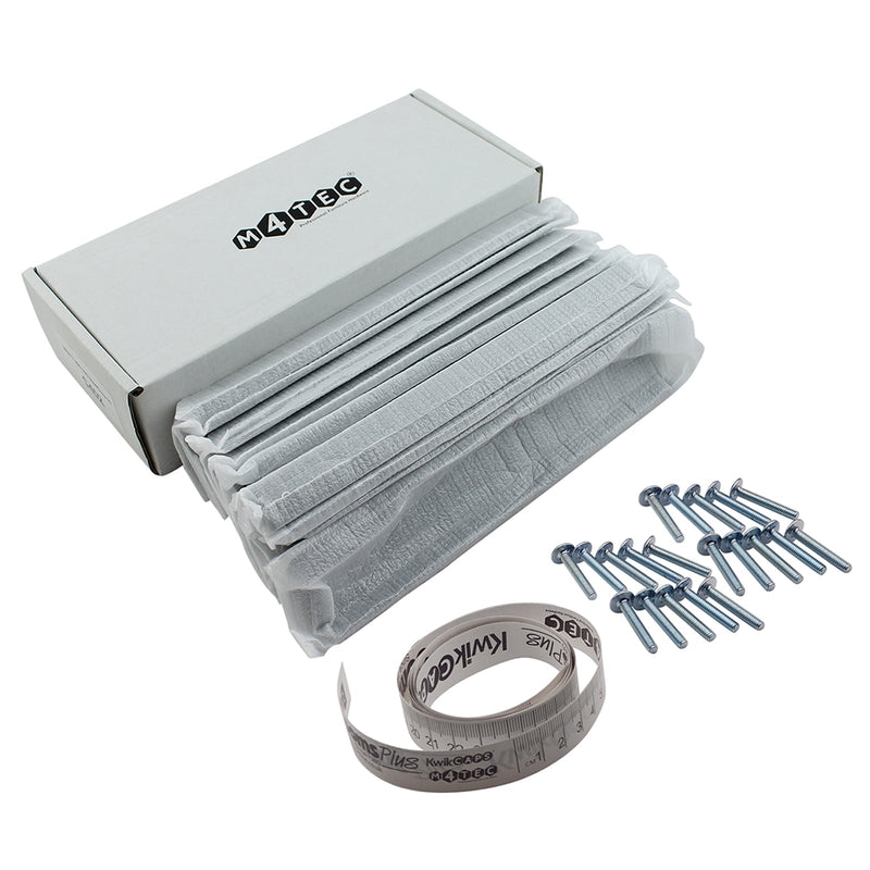 M4TEC Bar Pull Handle Brushed Brass Door, Drawer & Cupboard VE8 Dalry Series Pack of 10 - Hardware > Hardware Accessories > Cabinet Hardware > Cabinet Knobs & Handles Cabinet Knobs & Handles