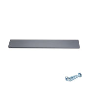 M4TEC Bar Pull Handle Steel Grey Door, Drawer & Cupboard VE8 Dalry Series - Hardware > Hardware Accessories > Cabinet Hardware > Cabinet Knobs & Handles Cabinet Knobs & Handles