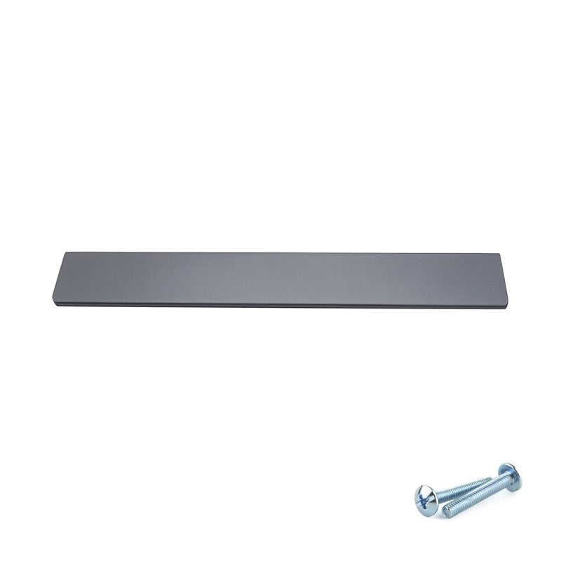 M4TEC Bar Pull Handle Steel Grey Door, Drawer & Cupboard VE8 Dalry Series - Hardware > Hardware Accessories > Cabinet Hardware > Cabinet Knobs & Handles Cabinet Knobs & Handles