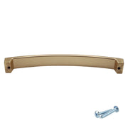 M4TEC Bow Pull Handle Brushed Brass Door, Drawer & Cupboard VE9 - Hardware > Hardware Accessories > Cabinet Hardware > Cabinet Knobs & Handles Cabinet Knobs & Handles