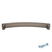 M4TEC Bow Pull Handle Matt Satin Nickel Door, Drawer & Cupboard VE9 - Hardware > Hardware Accessories > Cabinet Hardware > Cabinet Knobs & Handles Cabinet Knobs & Handles