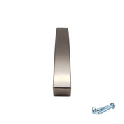 M4TEC Bow Pull Handle Matt Satin Nickel Door, Drawer & Cupboard VE9 - Hardware > Hardware Accessories > Cabinet Hardware > Cabinet Knobs & Handles Cabinet Knobs & Handles