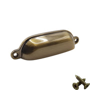 M4TEC Cup Handle Antique Brass Doors or Cupboards VG4 Series - Hardware > Hardware Accessories > Cabinet Hardware > Cabinet Knobs & Handles Cabinet Knobs & Handles