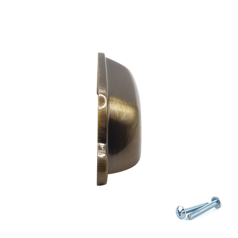 M4TEC Cup Handle Antique Brass Doors or Cupboards VG4 Series - Hardware > Hardware Accessories > Cabinet Hardware > Cabinet Knobs & Handles Cabinet Knobs & Handles