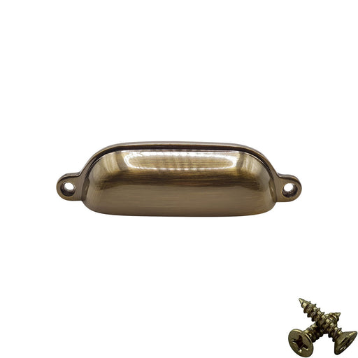 M4TEC Cup Handle Antique Brass Doors or Cupboards VG4 Series - Hardware > Hardware Accessories > Cabinet Hardware > Cabinet Knobs & Handles Cabinet Knobs & Handles