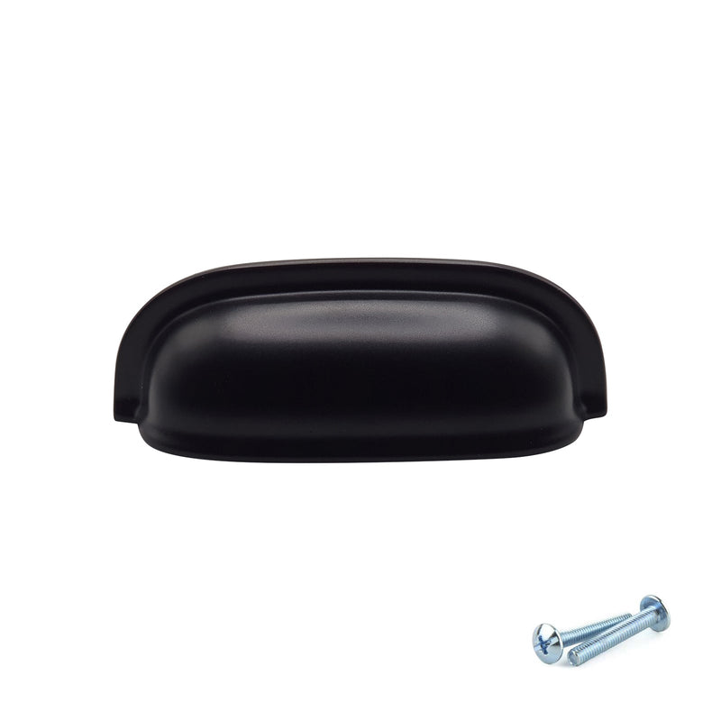 M4TEC Cup Handle Black Doors or Cupboards VG5 Series - Hardware > Hardware Accessories > Cabinet Hardware > Cabinet Knobs & Handles Cabinet Knobs & Handles