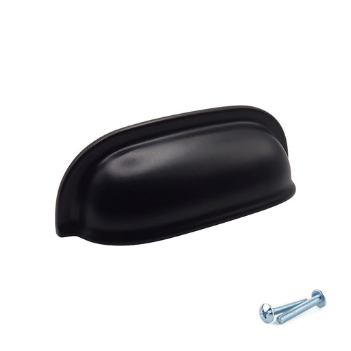 M4TEC Cup Handle Black Doors or Cupboards VG5 Series - Hardware > Hardware Accessories > Cabinet Hardware > Cabinet Knobs & Handles Cabinet Knobs & Handles