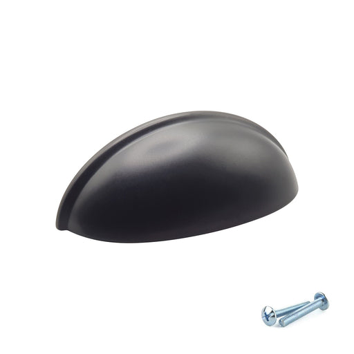 M4TEC Cup Handle Black Doors or Cupboards VG6 Series - Hardware > Hardware Accessories > Cabinet Hardware > Cabinet Knobs & Handles Cabinet Knobs & Handles