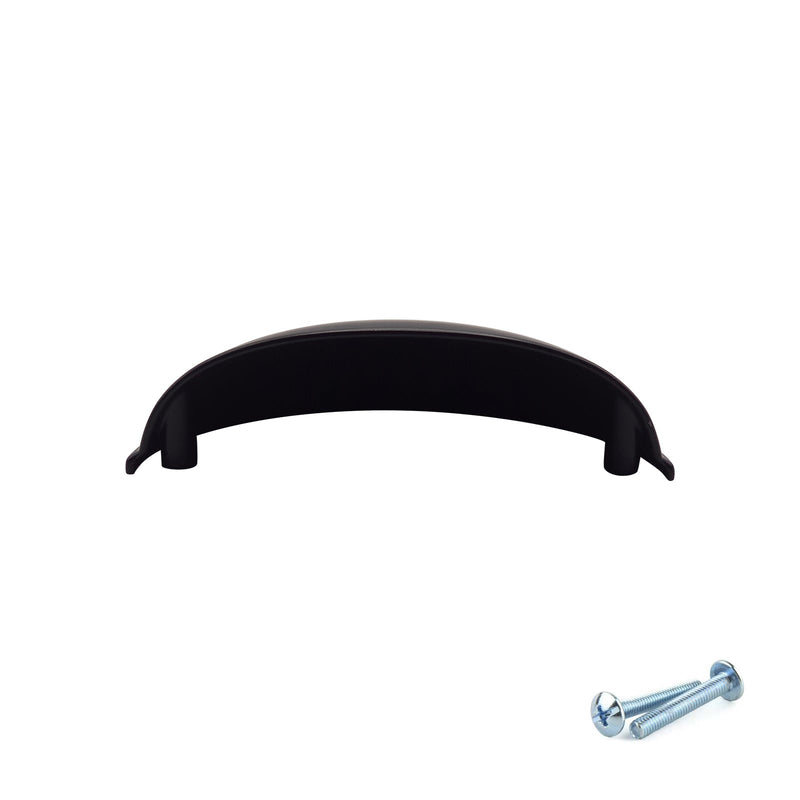 M4TEC Cup Handle Black Doors or Cupboards VG6 Series - Hardware > Hardware Accessories > Cabinet Hardware > Cabinet Knobs & Handles Cabinet Knobs & Handles