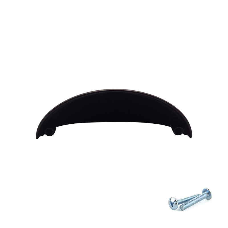 M4TEC Cup Handle Black Doors or Cupboards VG6 Series - Hardware > Hardware Accessories > Cabinet Hardware > Cabinet Knobs & Handles Cabinet Knobs & Handles