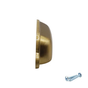 M4TEC Cup Handle Brushed Brass Doors or Cupboards VG4 Series - Hardware > Hardware Accessories > Cabinet Hardware > Cabinet Knobs & Handles Cabinet Knobs & Handles