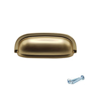 M4TEC Cup Handle Brushed Brass Doors or Cupboards VG5 Series 10 pack - Hardware > Hardware Accessories > Cabinet Hardware > Cabinet Knobs & Handles Cabinet Knobs & Handles